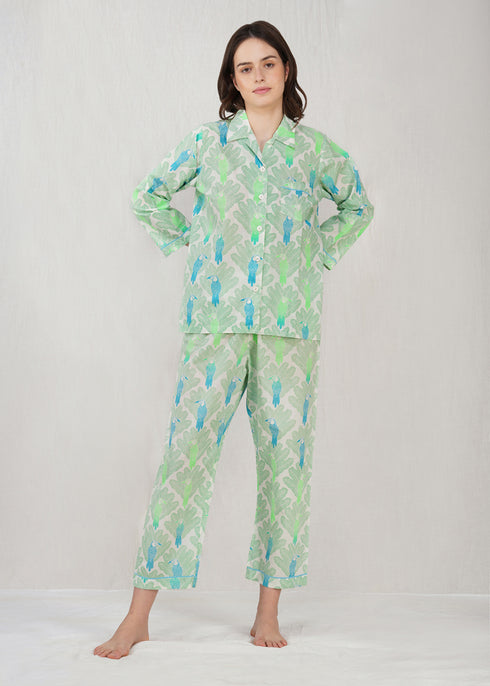 Women's Tropical Hornbill  Pajama Set
